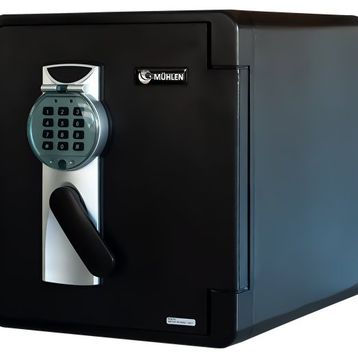 Mühlen Fire Safe YG 2087 Yangına ve Suya Dayanıklı Siyah Para ve Değerli Eşya Kasası