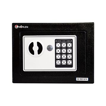 Mühlen Schutz 17B Küçük Boyut Şifreli Siyah Para Kasası