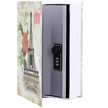 Mühlen Secret Safe 240-P Büyük Boy Kitap Şekli Gizli Şifreli Para ve Değerli Eşya Kasası