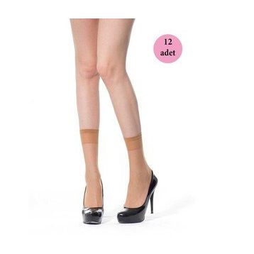 Müjde 12 Adet 15 denye 57 Ten Fit Soket Çorap
