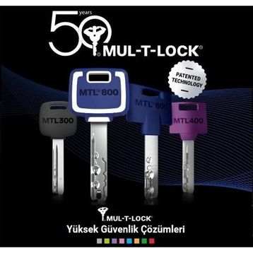 Mul-T-Lock MTL 400 69 mm Tuzaklı Bilyalı Kapı Kilidi