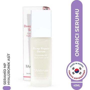 Muldream Deep Repair Serum Yoğun Onarıcı ve Nemlendirici Ceramide NP Kore 40 ml Hyaluronic Acid Serum