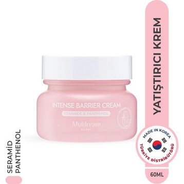 Muldream Intense Barrier Cream Kuru ve Hassas Cilt Onarıcı Yoğun Kore 60 ml Nemlendirici Krem