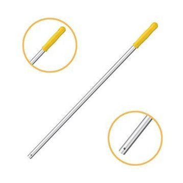 Mulpex Premium Kalite Delikli 140 cm Sarı Alüminyum Eloksallı Sap