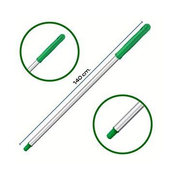 Mulpex Premium Kalite Vidalı 140 cm Yeşil Alüminyum Eloksallı Sap