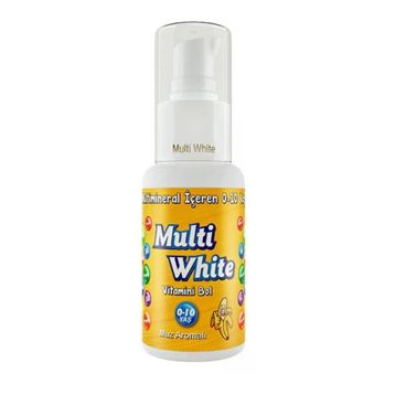 Multi White Çocuklar İçin Muz Aromalı 50 ml Diş Macunu