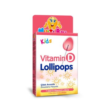 MultiBall Vitamin D 7 Adet Lolipop