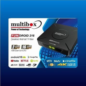 Multibox Fundroid 216 16 GB 4K Android Tv Box
