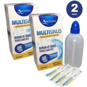 Multiplus 2 Adet Multi Sinüs Rinse Burun ve Sinüs Temizleme Kiti