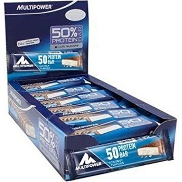 Multipower Spor Çanta Hediyeli 50 Protein Bar 50 gr 20 Adet Takviye Edici Gıda
