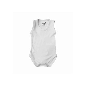 Mummy's Baby Beyaz Atlet Çıtçıtlı Body