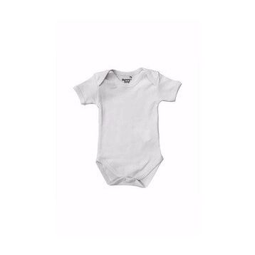 Mummy's Baby Beyaz Kısa Kollu Çıtçıtlı Body