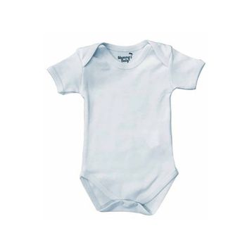 Mummy's Baby Mavi Kısa Kollu Çıtçıtlı Body