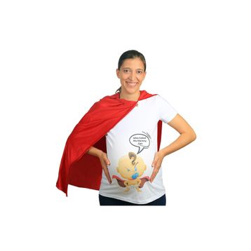 Mummy's Baby Mommy Fat Beyaz Hamile Tişört