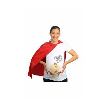 Mummy's Baby Mommy Fat Beyaz Hamile Tişört