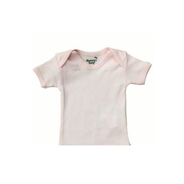 Mummy's Baby Pembe Kısa Kollu Çıtçıtlı Body