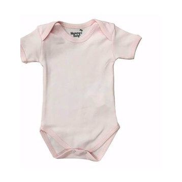 Mummy's Baby Pembe Kısa Kollu Çıtçıtlı Body