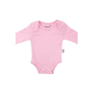 Mummy's Uzun Kol Pembe Bebek Body