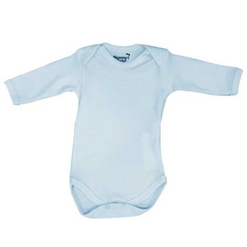 Mummy's Uzun Kollu Mavi Bebek Body