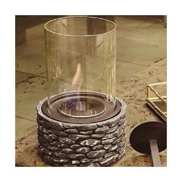 Mumvemum Masa Tipi Siyah Ethanol Şömine
