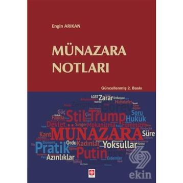 Münazara Notları - Engin Arıkan