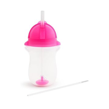 Munchkin 12 Ay+ 296 ml Pembe Tıklama Kilitli Uçlu Alıştırma Bardağı