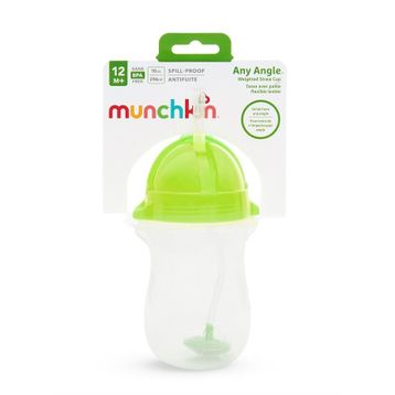 Munchkin 12 Ay+ 296 ml Yeşil Kilitli Uçlu Alıştırma Bardağı