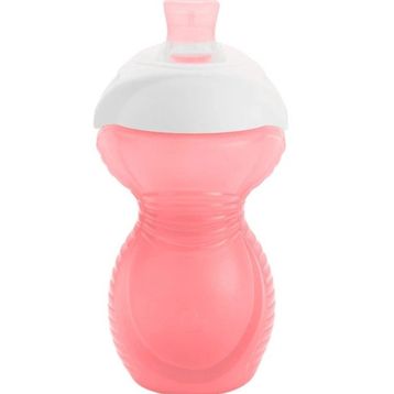 Munchkin 90063 Click Lock 9+ Ay 296 ml Pembe Isırmaya Dayanıklı Emzikli Bardak