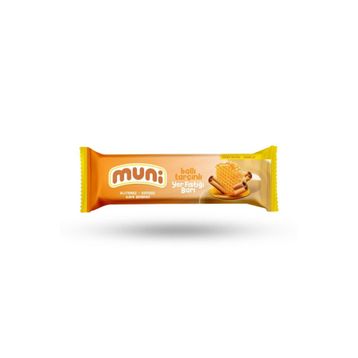 Muni 12'li 40 gr Ballı Tarçınlı Yer Fıstığı Barı