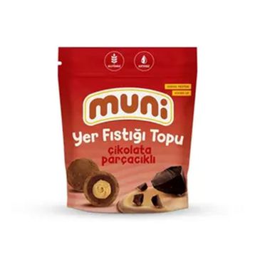 Muni 80 gr Çikolata Parçacıklı Yer Fıstığı Topu