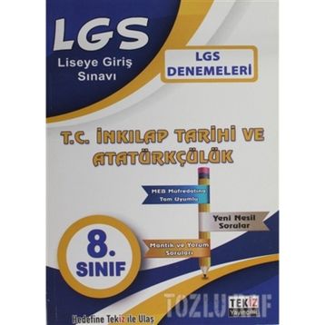 Murat Yayın LGS T.C. İnkılap Tarihi ve Atatürkçülük Soru Bankası