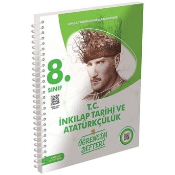 Murat Yayınları 8. Sınıf T.C. İnkılap Tarihi Ve Atatürkçülük Öğrencim Defteri