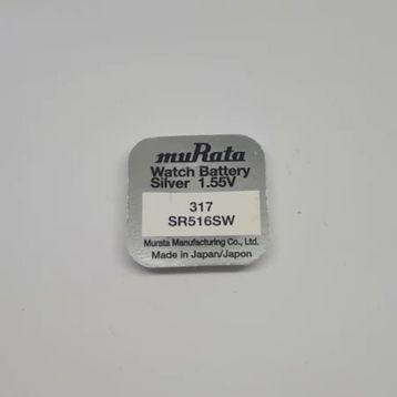 Murata 317 SR516SW 5'li Saat Pili