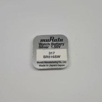 Murata 317 SR516SW 5'li Saat Pili
