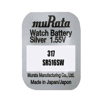 Murata 317 SR516SW Saat Pili