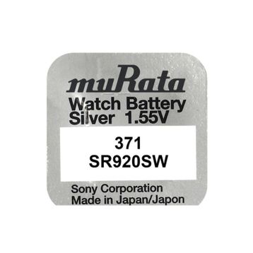 Murata 371 SR920SW 10'lu Saat Pili