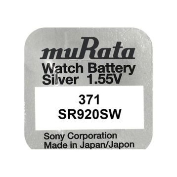 Murata 371 SR920SW 5'li Saat Pili