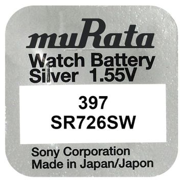 Murata 397 SR726SW Saat Pili