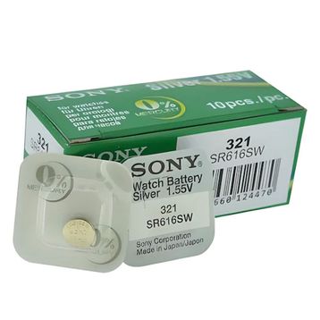 Murata SR616SW Sony 321 1,55V Tekli Saat Pili