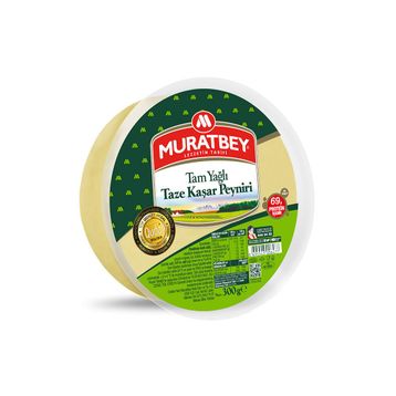 Muratbey 300 gr Tam Yağlı Taze Kaşar Peyniri