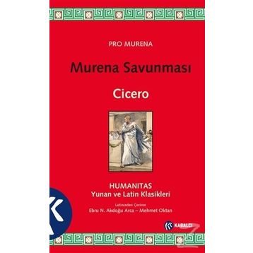 Murena Savunması - Marcus Tullius Cicero