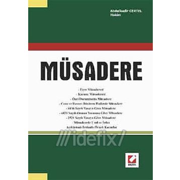 Müsadere - Abdülkadir Certel