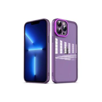 Musal Apple iPhone 13 Pro Kamera Korumalı Transparan Renk Seçenekli Zore Post Kapak Kılıf