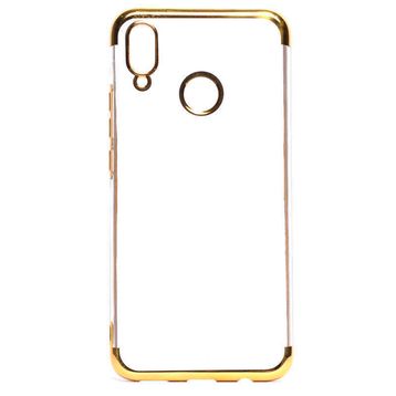 Musal Huawei P Smart Plus İnce Köşeleri Renkli Şeffaf Silikon Kılıf