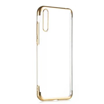 Musal Huawei P Smart S Y8P İnce Köşeleri Renkli Şeffaf Silikon Kılıf