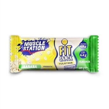 Muscle Station 40 gr Banana Fit Snack Yulaf Bar
