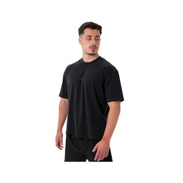 MuscleCloth Basic Kısa Kollu Siyah Erkek T-Shirt