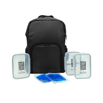 MuscleCloth Elite Termo Siyah Sırt Çantası Seti