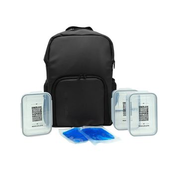MuscleCloth Elite Termo Siyah Sırt Çantası Seti