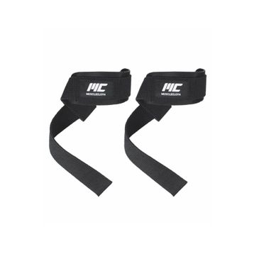 MuscleCloth Lifting Straps Siyah Standart Padded